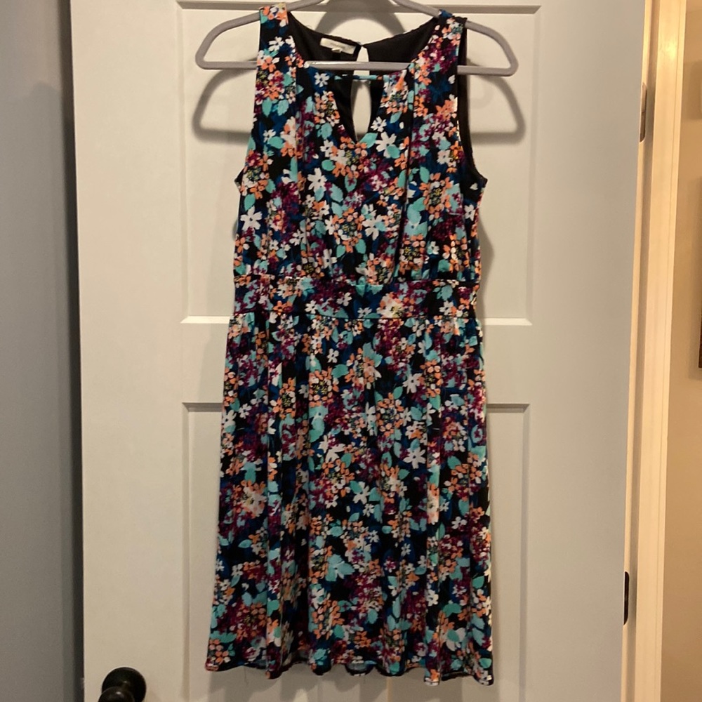 Maurices Black Floral Dress